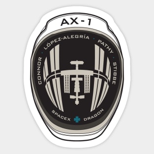 Ax-1 Mission Patch Sticker